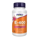 AHORA Suplementos, Vitamina E-400 UI, D-Alpha Tocopheryl, Protección Antioxidante, Softgels, 100 Cuenta (Pack of 1)