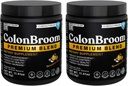 ColonBroom Premium Weight Management Supplement (Strawberry) - Colon Broom Psyllium Husk Fiber Powder Drink - Gluten Free, Non-GMO Colon Cleanse for Bloating Relief " Gut Health, 100 Servings
