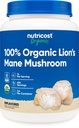 Nutricost Polvo de seno de león orgánico Mane 1LB - Certified USDA Organic