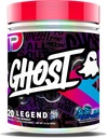 GHOST Legend All Out Pre-Workout Powder, Blue Raspberry - 20 Servings - Pre-Workout Suplemento para Hombres Mujer - Energía & Bombas - Caffeine, L-Citrulline, " Beta Alanine Blend - Sugar Free