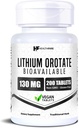 Lithium Orotate Suplemento 130mg tención 200 Tablets Vegetarianos Trace Mineral ← Mood, Brain & Memory Support ← Non-GMO, Gluten-Free TEN Made in USA
