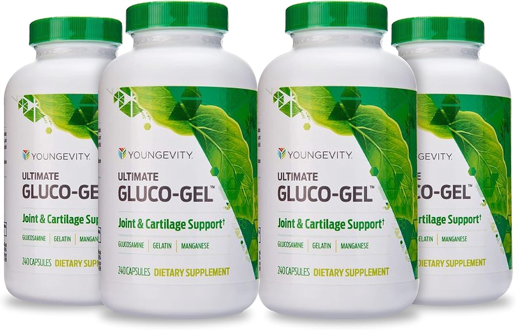 Youngevity Ultimate Gluco-Gel -for Joints, Tendons, Bones & Cartilage ← Contiene Glucosamine, Gelatin & Manganese