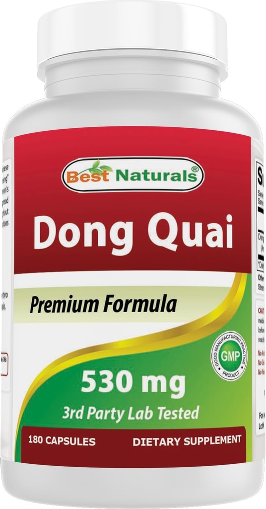 Mejores Naturales Dong Quai 530 mg 180 cápsulas
