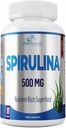 Spirulina 500mg cápsulas - Nutrient Rich Superfood, High in Antioxidants - 90 cápsulas