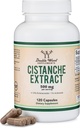 Cistanche Tubulosa Extracto 500mg Por Serving (120 cápsulas) Cistanche Testosterone Suplemento para Hombres (Standardized to Contain Echinacosides and Acteosides) por Madera Doble