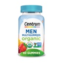 Centrum Multigummies Orgánicas para Hombres, Mangas Multivitamínicas para Hombres, Multivitamina Orgánica para Hombres con Nutrientes Esenciales para Apoyo Inmune, Energía y Función Musculo - 90 Cuenta