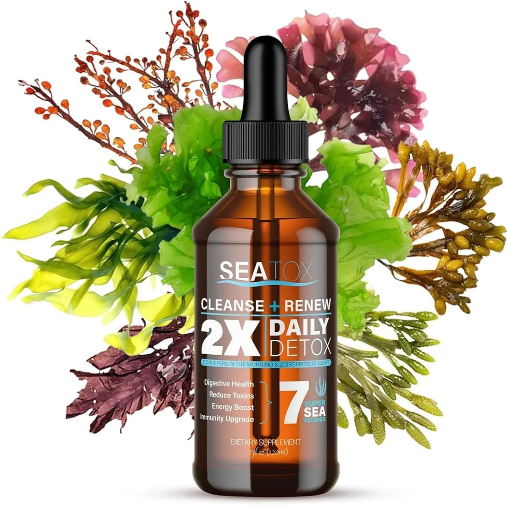 Cleanse " Renew - Liquid Superfood - Gut Health, Bloating, " Immune Support - Global Wellness - Vegan " Gluten-Free - 30-Day Supply - Made in USA - 30-Day Supply