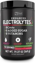 Zeal Naturals Electrolyte Powder Recovery Drink (90 Servings ← Cherry Limeade) w 0 Sugar +BCAAs +B-Vitamins Suplemento electrolito w Potasio Zinc & Magnesio para la hidratación - Keto Electrolitos