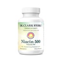 Dr. Clark Niacin 500 (Vitamin B3) Suplemento, 500 mg, 100 cápsulas de gelatina