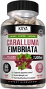 Kaya Naturals - Caralluma Fimbriata 1200mg High Potency Supplement TEN Maximum Strength Natural Endurance Support, Vegetarian Capsules (60 Conde)