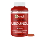 Qunol Mega Ubiquinol CoQ10 100mg, Absorción superior, Agua patentada y grasa Soluble suplemento natural Forma de Coenzima Q10, Antioxidante para la salud del corazón, 120 Conde (Pack de 1) Softgels