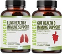 Lung Health & Immune Support Supplement - Lung Cleanse and Detox With Immunity Vitamins For Better Lungs, Immune Defense, Clear Lungs & Deep Breathing including Quercetin & Cordyceps. Suministro de dos meses