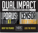 NDS Nutrition Maximum Strength Dual Impact Stack - Powerful 2-in-1 Weight Loss Kit combina la alta energía de la grasa de la radiación XT Thermogenic con Censor Body Toner Premium CLA (60 Caps & 90 Softgels)