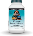 Fuente Natural Wellness Infantil Immune Chewable, Gran Complejo de Defensa, Berry Flavored* - 120 Wafers