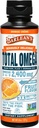 Omega total de Barlean 3 6 9 Naranja Crème suplemento de aceite de pescado líquido con aceite de borrado y licuado, 2.400 mg de Omegas EPA y DHA Plus GLA para salud conjunta y cardíaca, 8 oz