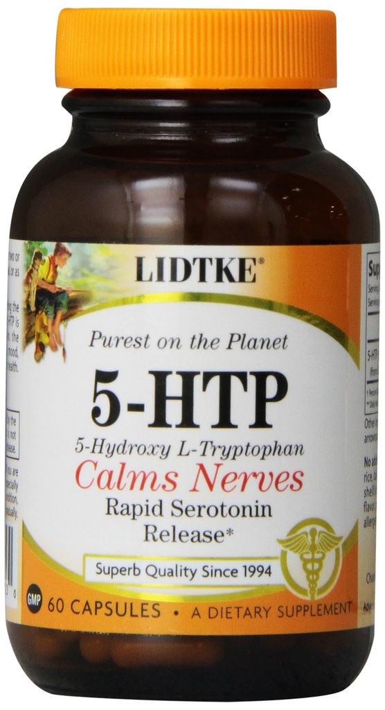 Lidtke Technologies Diet Suplemento 5- HTP Capsules, 60 Conde