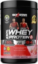 Six Star Whey Protein Plus Powder + Immune Support, Isolate " Peptides + Muscle Builder for Gain " Recovery, Strawberry, 32 Oz