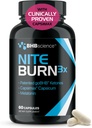 Night Burn Keto BHB Exógeno Ketones Suplemento - Real Ketones Keto Diet Pills with Patented goBHB Capsimax y Melatonin for Body Sculpting (60 Count (Pack of 1), Nite)