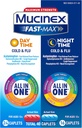 Mucinex Fast-Max Maximum Strength Cold & Flu Day and Night Medicine, 40 Count