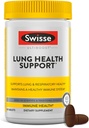 Swisse Lung Detox and Cleanse ← Lungs Support Suplemento & Respiratory Health with Mullein Leaf Extract, Reishi, Astragalus ← Healthy Immune System with Zinc & Vitamin C latitud 90 Tablets