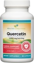 Instrucciones saludables Suplemento de Quercetina - 1.000 mg/Serving, 90 cápsulas Vegan para la salud cardiovascular (30-Day Supply)