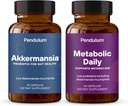 Pendulum Akkermansia & Metabólico Daily Bundle - Suplementos Probióticos Vivos Fortalecer El Anillo Gut, Apoyo GLP-1 Producción, Apoyo Metabolismo