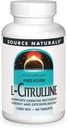 Fuente Naturals L-Citrulline - Apoyo Ejercicio Recuperación, Energía y Detoxificación*, 1.000 mg - 60 Tablets