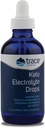 Trace Minerals Keto Electrolyte Drops - Soporte Muscle & Nerve Health - Suplemento de Nutrición Electrolítica de Ayuda Hidratación & Fitness - Suplemento de Ejercicio con Magnesio - 4 fl oz (24 Servimientos)