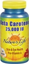 La vida de la naturaleza Beta Caroteno 25,000 UI _ Ayuda Apoyo Función sana de la inmune & Ojo Salud ← Antioxidante Suplemento dietético  250 Softgels
