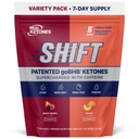 Real Ketones BHB Cetonas Exógenas Bebidas Mix Packets Keto Electrolitos Powder Packets No Sugar con 4 Electrolitos de Ayuno Principal Más Hidratación Patented Keto BHB - 7 Conde Peach, Berry mixto