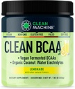 BCAA limpia - 2:1 Alimentación Fuente BCAAs Powder & Coconut Water Electrolytes Recuperación & Amino Energy Suplemento - Premio Ganado Aminoácidos Vegan Suplemento - 30 Servimientos - Lemonade