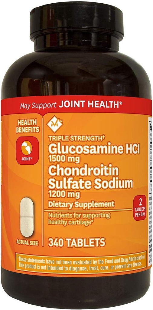 Miembros marcan triple fuerza Glucosamine Chondroitin (340 conde)