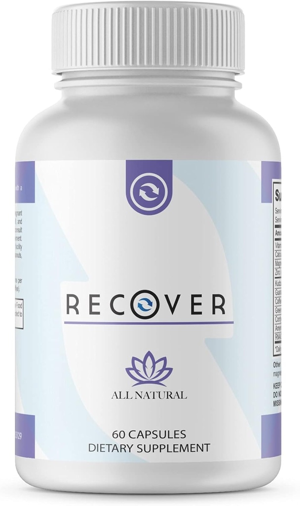 Suplemento de apoyo a la bebida anti alcohol – Apoyo a la extracción con Kudzu, L Glutamine B Vitaminas RNA/DNA complejo y más. 60 cápsulas