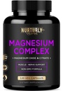 Citrato de magnesio " óxido 500mg Suplemento Complejo - Alta Absorción Máxima Fuerza - Ayuda a apoyar la densidad y fuerza del hueso, músculos, energía y sueño - 120 cápsulas veganos
