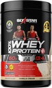Whey Protein Powder + Immune Support ← Six Star Whey Protein Plus ← Whey Protein Isolate & Peptides + Muscle Builder  Lean Protein Powder for Muscle Gain & Recovery Silencio Vanilla, 2 libras