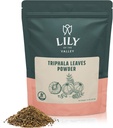 LILY OF THE VALLEY Triphala Powder - Mix of Amla, Haritaki & Bibhitaki - Fuente de India - Herbal Adaptogen Superfood - Vegan & Gluten-Free - Empaquetado en bolsa resealable (4oz, 113g)