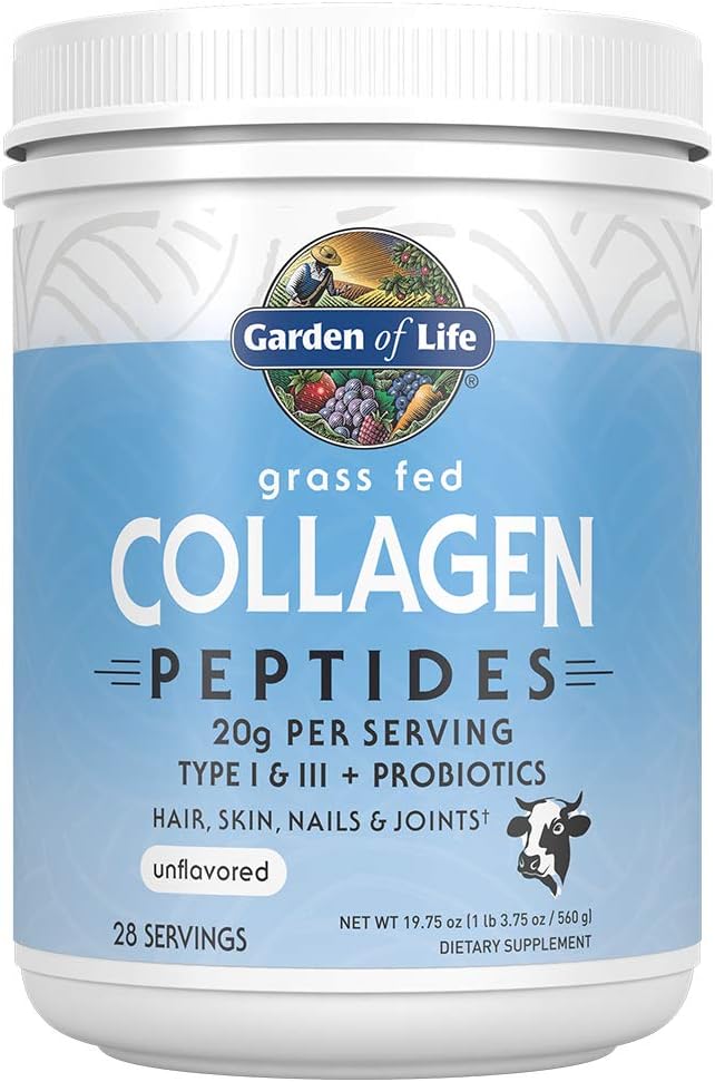 Garden of Life Grass Fed Collagen Powder, Elderberry Gummies - Immune Support, Hair Skin Nails Joints, 120 Vegan Gluten Free Gummies