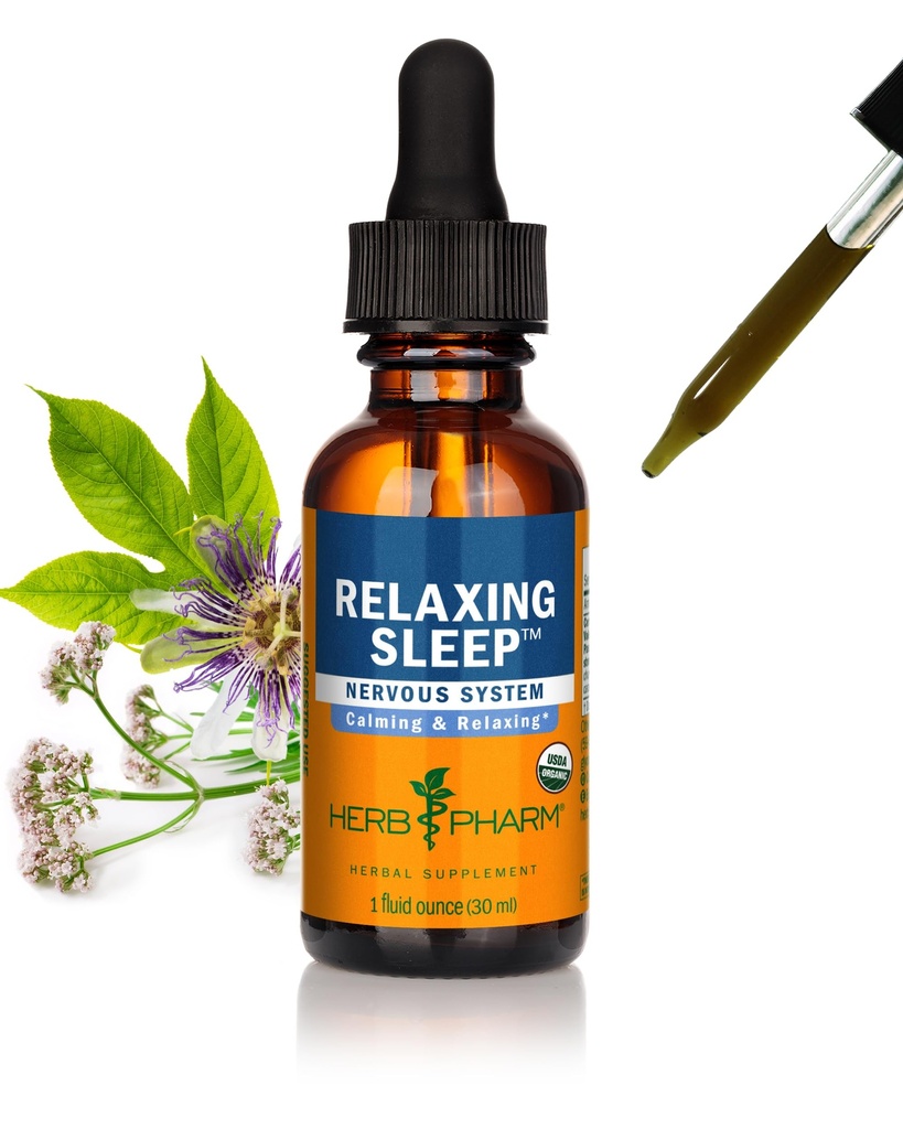 Herb Pharm Relajando Herbal Fórmula del sueño con extracto de Valerian - 1 onza
