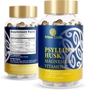 Primer Código [ 3] 1] Psyllium Husk Capsules con Citrate de Magnesio y Vitamina C TENIDO Psyllium Husk Capsules 1000mg ANTE Magnesium Citrate 200mg ANTE Vitamina C 250mg Silencio No Gluten & Soy Free ← Vegan