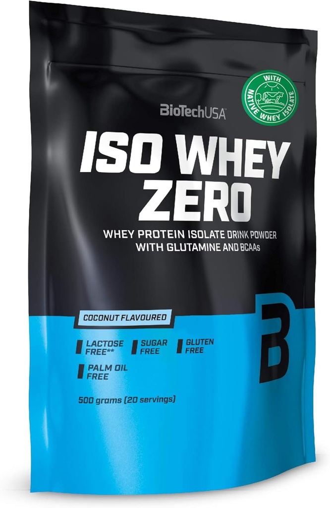 [BRSWICA3OMJQAGDU] Biotech Iso Whey 500g Tiramisu Lactose y Gluten Free Pure Isolate by BiotechUSA