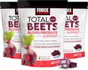 Factor de fuerza Total Beets Presión de la sangre Suplemento con Beets Powder, Chewables de gran calidad para la energía sana del corazón, y aumento del óxido nítrico, 180 Chews, 3-Pack