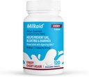 Tablas de Enzima de Enzima Milkaid para Alivio de la Intolerancia de Lactosa ← Previene Gas, Bloating & Diarrhea Suplemento Digestivo Dairy (120 Tablets, Cherry)