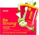 BeMe Vitamina B12 Zapato líquido, BeStrong - Vitamina B 12 Suplementos líquidos bebibles Apoyos Energía, Foco, Concentración - Guarana, Taurina, & Collagen Suplementos Promover la recuperación (30 Sachets)