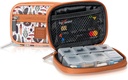 Hecho fácil Caja de píldoras Kit - Organizador semanal de medicina con caja de suplemento de vitamina de siete días extraíble (Light Brown Woods)