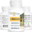 Bio-Tech Pharmacal D-Mannose, apoya la salud de la vejiga y el tracto urinario (100 cuenta)