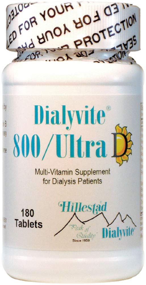 Dialyvite 800 ultra D Multi-Vitamin Value Botella - 180 Tabletas