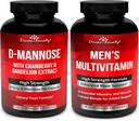 Divino Bounty D-Mannose Capsules & Hombres Multivitamin Bundle