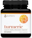 Turmeric de Teoría - 450 mg - con hoja de pimienta negra - Soportes Conjunto " Salud cerebral* - Contiene Bioenhancers, Curcuminoides " Extractos de hierbas - 60 Tabletas (20-Day Supply)
