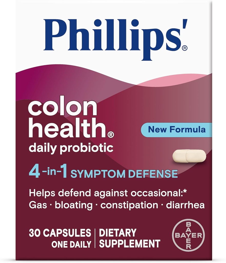 Phillips' Colon Health Probiotic Capsules, 30 Conde Bottle - Pack de 3