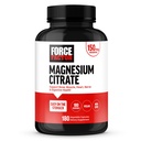 Citrato de magnesio, suplemento de magnesio para mujeres y hombres para apoyar el hueso, el músculo, el nervio, la digestión y la salud cardíaca, fácil en el estómago, Vegan, suministro de 6 meses, 180 cápsulas